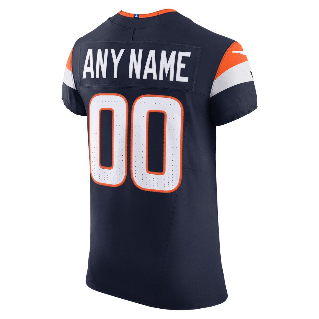Denver Broncos Nike Team Vapor F.U.S.E. Elite Custom Jersey - Orange