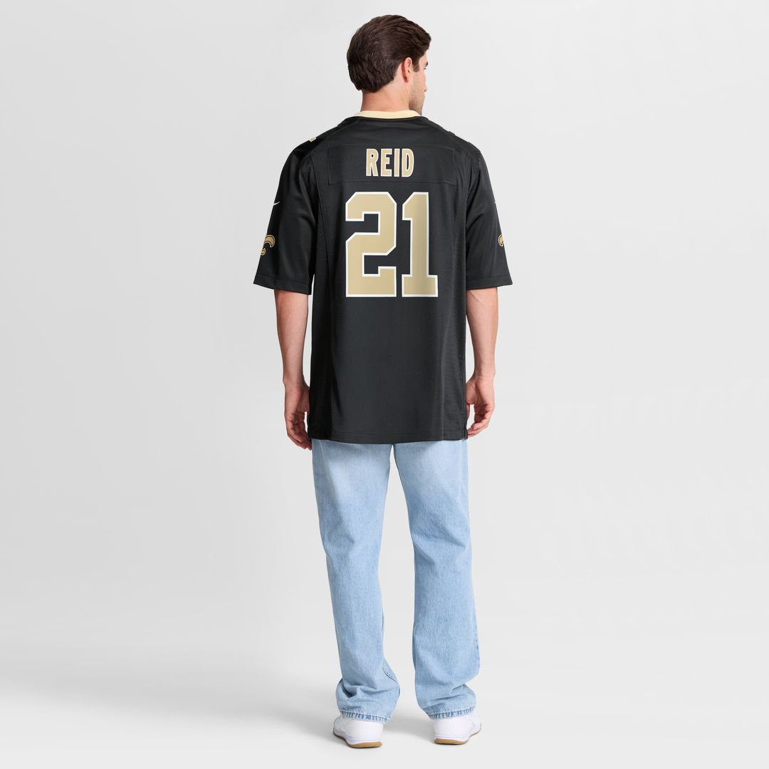 Justin Reid New Orleans Saints Nike Team Game Jersey - Black