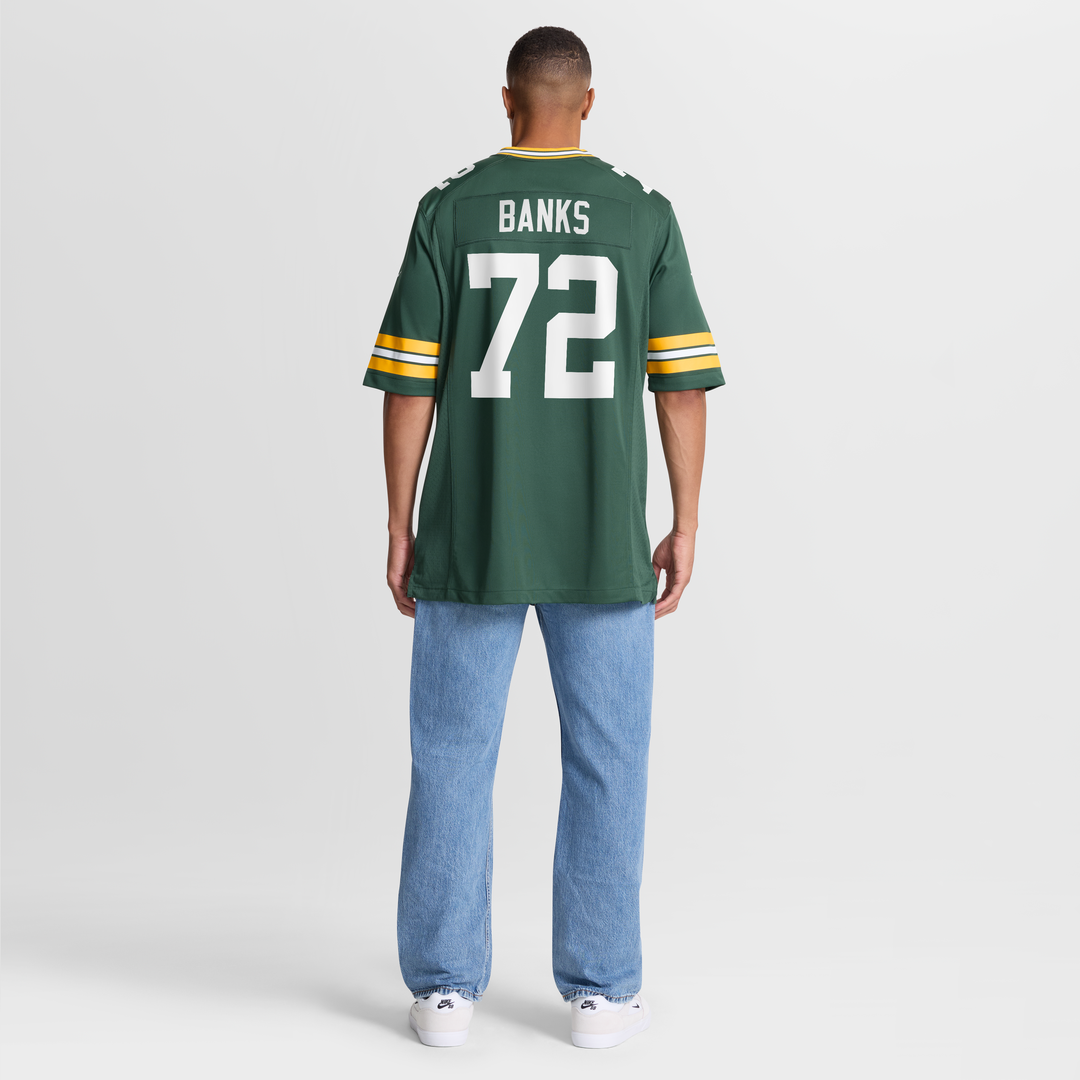 Brant Banks Green Bay Packers Nike Team Game Jersey - Green