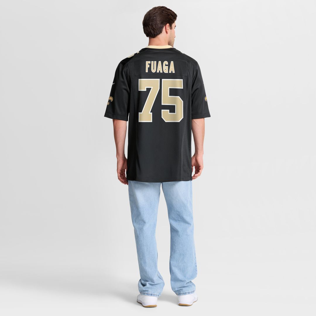 Taliese Fuaga New Orleans Saints Nike Game Jersey - Black