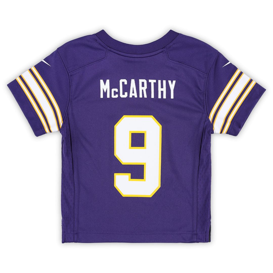 J.J. McCarthy Minnesota Vikings Nike Infant Alternate Player Game Jersey - Purple