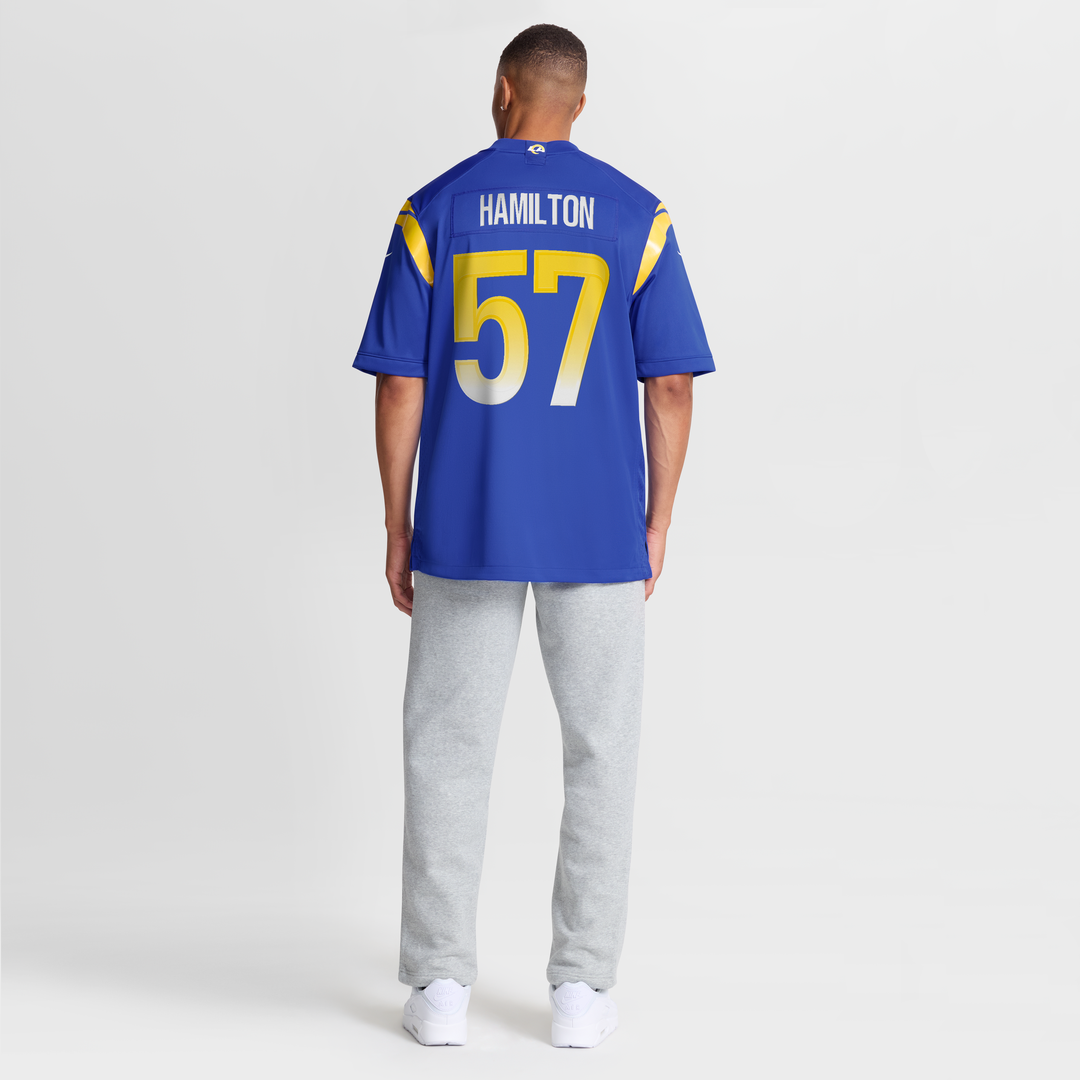 Ty Hamilton Los Angeles Rams Nike Team Game Jersey - Royal