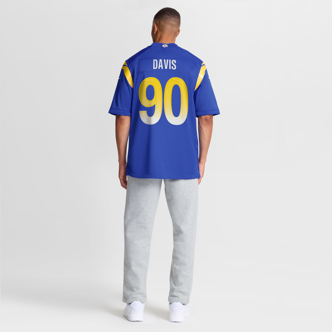 Tyler Davis Los Angeles Rams Nike Team Game Jersey - Royal