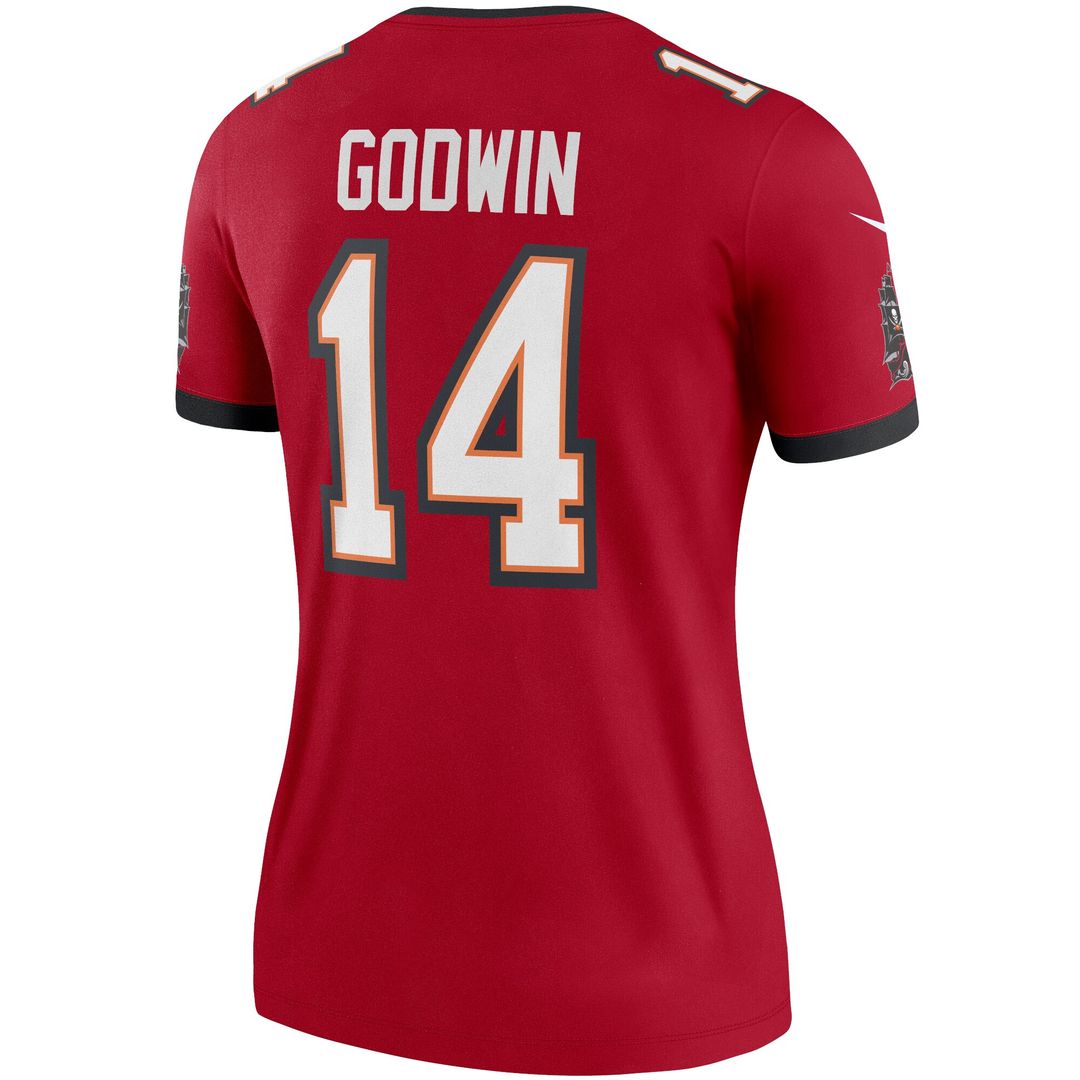 Chris Godwin Tampa Bay Buccaneers Nike Women's Alternate Legend Player Performance Top - Pewter