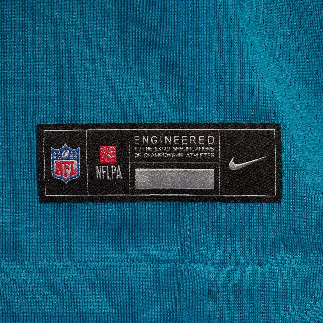 Chuma Edoga Jacksonville Jaguars Nike Team Game Jersey - Teal