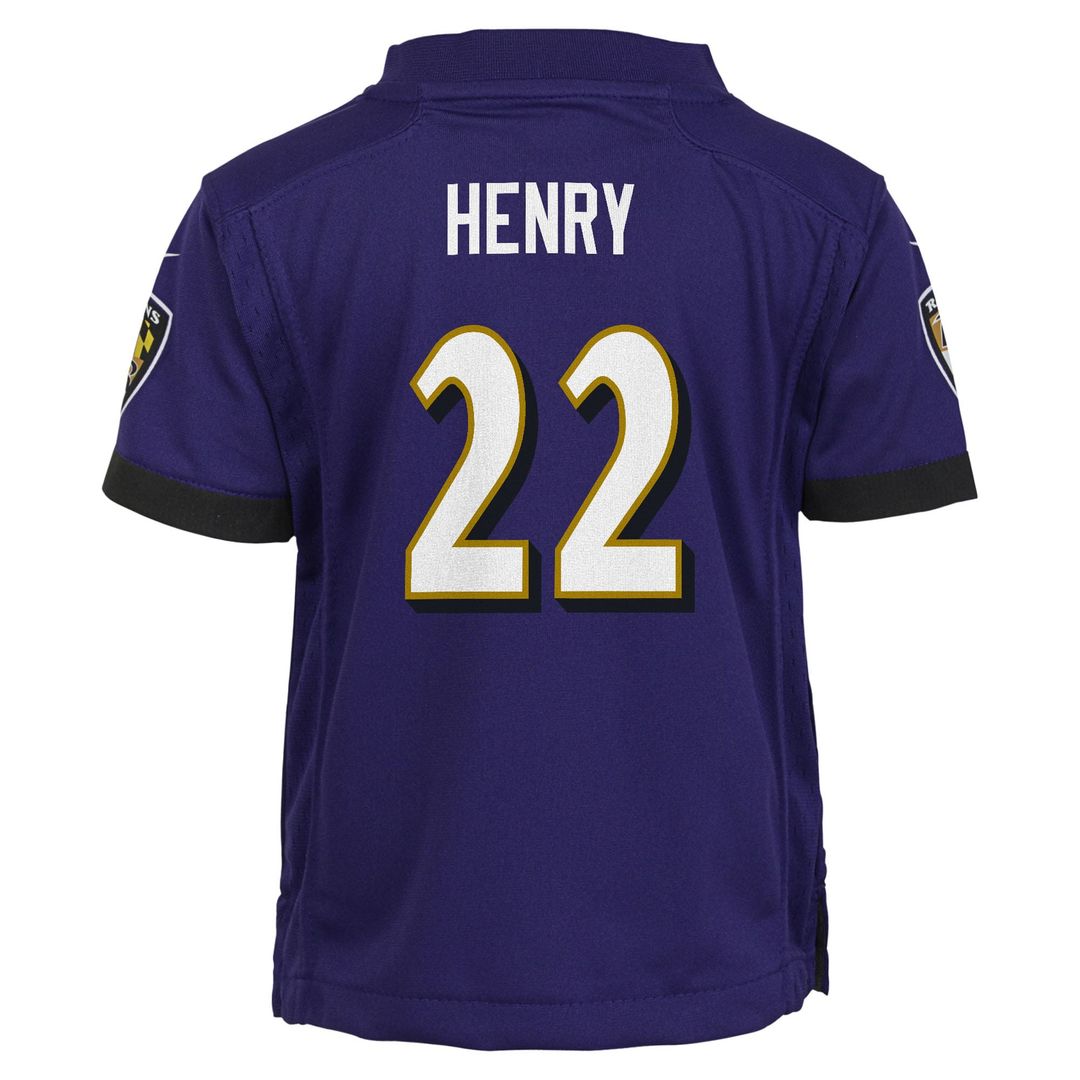 Derrick Henry Baltimore Ravens Nike Infant Team Player Game Jersey - Purple