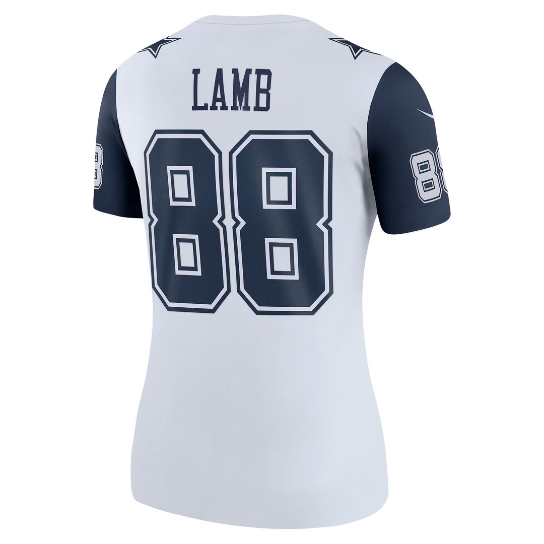 CeeDee Lamb Dallas Cowboys Nike Women's Legend Player Performance Top - Navy