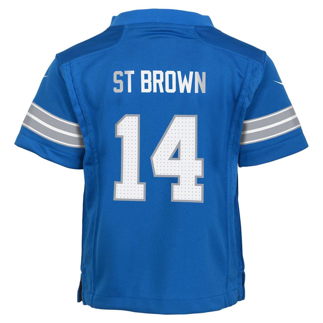 Amon-Ra St. Brown Detroit Lions Nike Infant Team Player Game Jersey - Blue