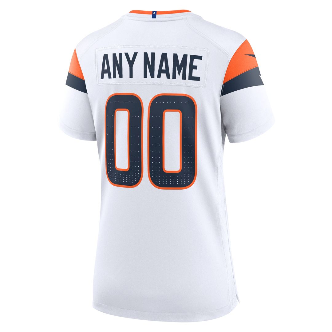 Denver Broncos Nike Women's Alternate Custom Game Jersey - Navy