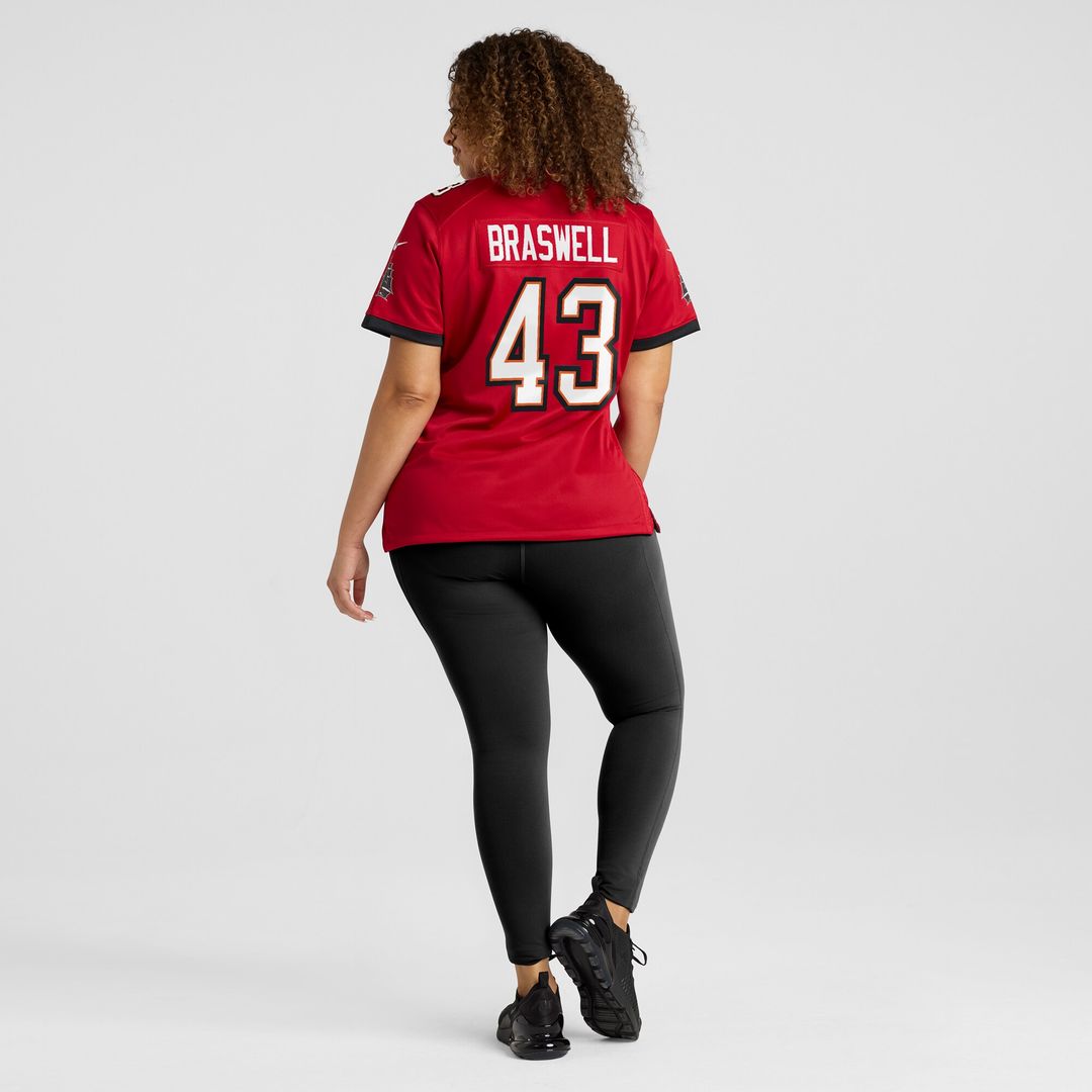 Chris Braswell Tampa Bay Buccaneers Nike Women's Team Game Jersey - Red