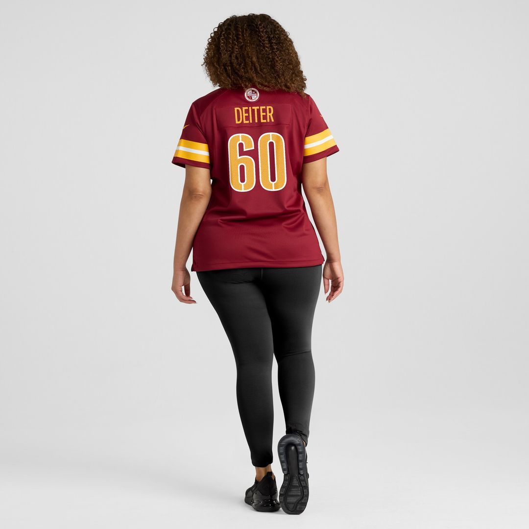 Michael Deiter Washington Commanders Nike Women's Team Game Jersey - Burgundy