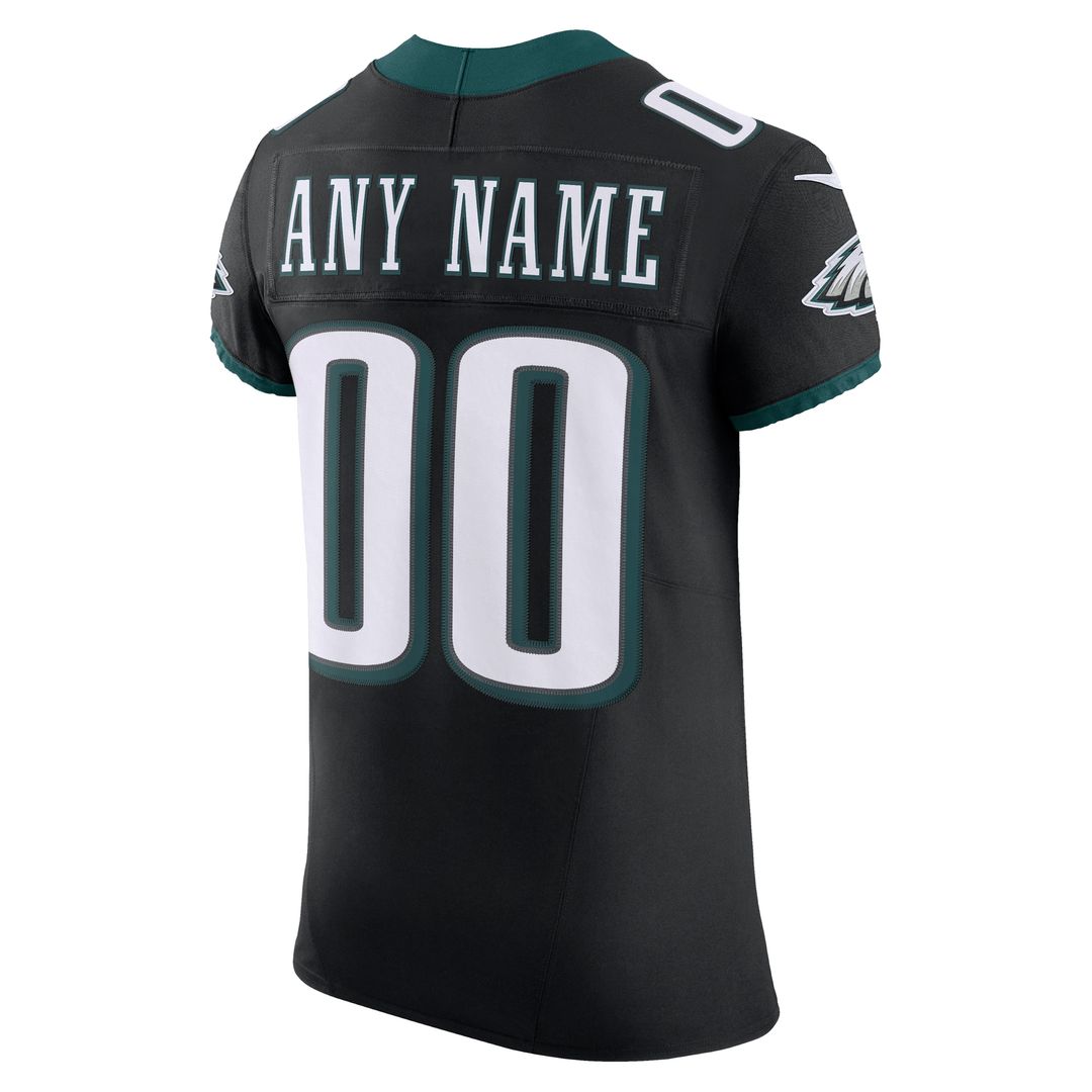 Philadelphia Eagles Nike Team Vapor F.U.S.E. Elite Custom Jersey - Midnight Green