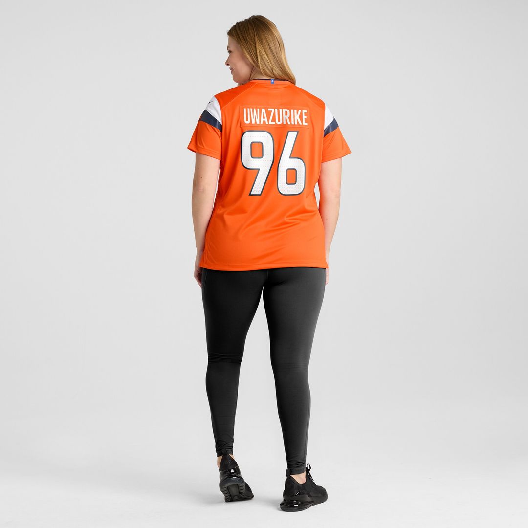Eyioma Uwazurike Denver Broncos Nike Women's Team Game Jersey - Orange