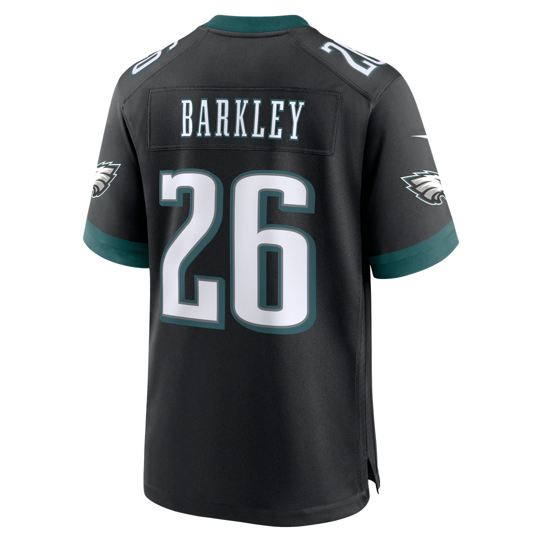 Saquon Barkley Philadelphia Eagles Nike Team Game Jersey - Midnight Green