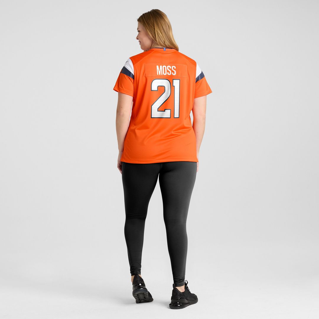 Riley Moss Denver Broncos Nike Women's Team Game Jersey - Orange