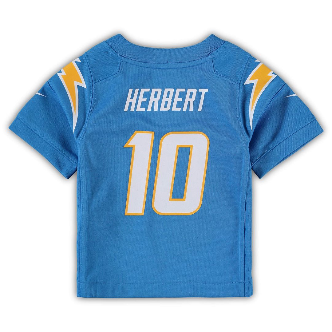 Justin Herbert Los Angeles Chargers Nike Infant Team Player Game Jersey - Powder Blue