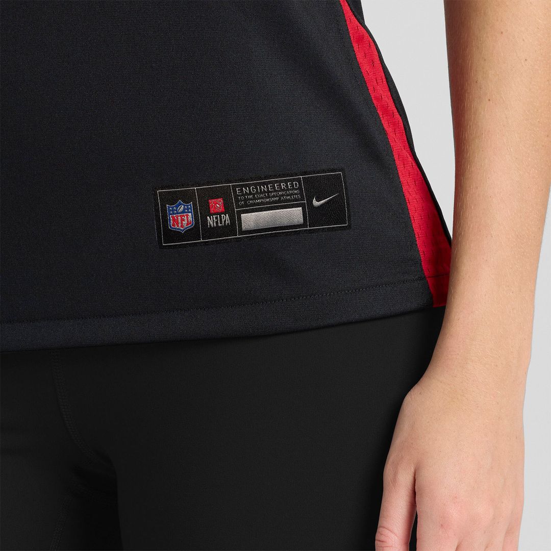 Jack Nelson Atlanta Falcons Nike Women's Team Game Jersey - Black