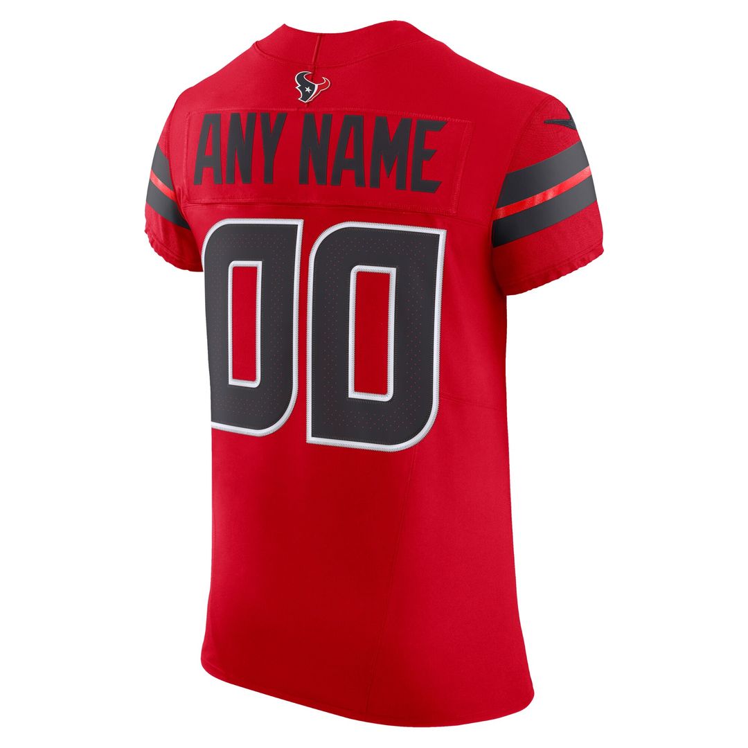 Houston Texans Nike Alternate Vapor F.U.S.E. Elite Custom Jersey - Red