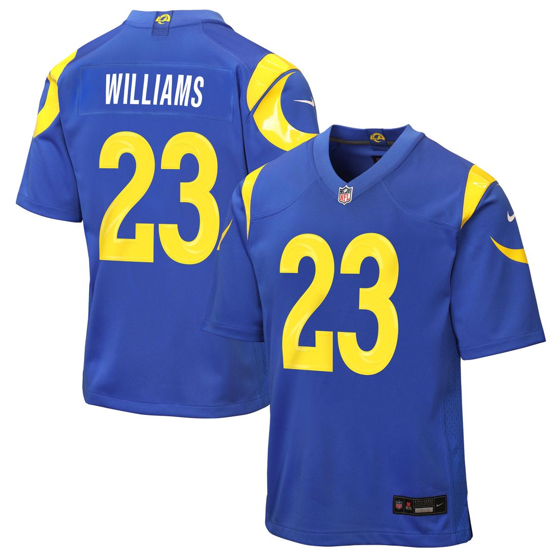Kyren Williams Los Angeles Rams Nike Youth Game Jersey - White