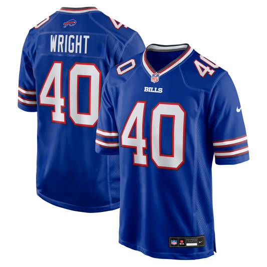 Matthew Wright Buffalo Bills Nike Team Game Jersey -  Royal