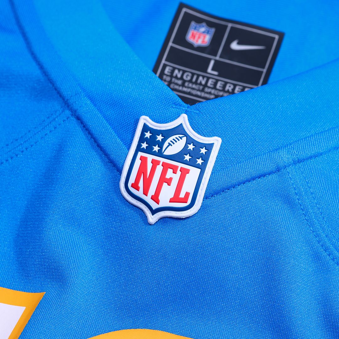 Marlowe Wax Los Angeles Chargers Nike Team Game Jersey -  Powder Blue