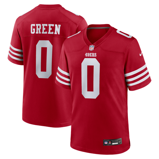 Renardo Green San Francisco 49ers Nike  Game Jersey -  Scarlet