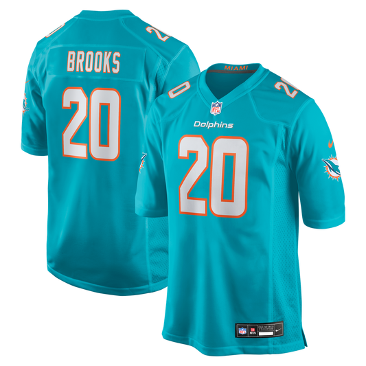 Jordyn Brooks Miami Dolphins Nike  Game Jersey -  Aqua