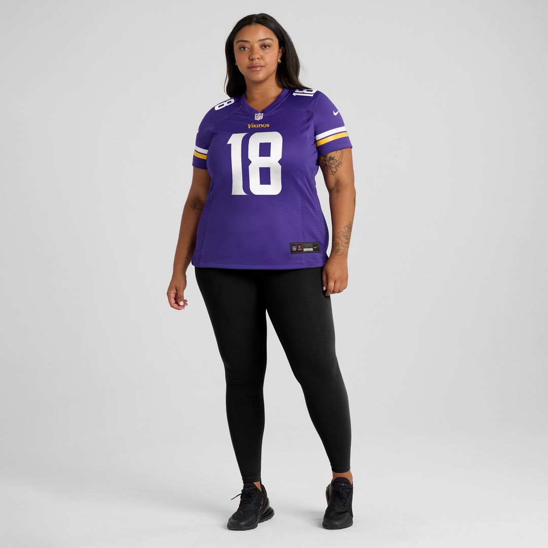 Justin Jefferson Minnesota Vikings Nike Women's Game Player Jersey - White