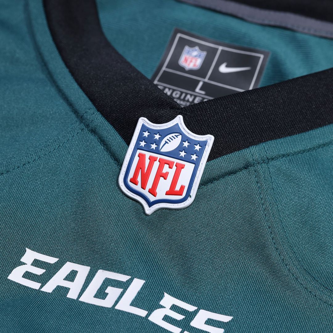 Jalen Hurts Philadelphia Eagles Nike Team Game Jersey - Midnight Green
