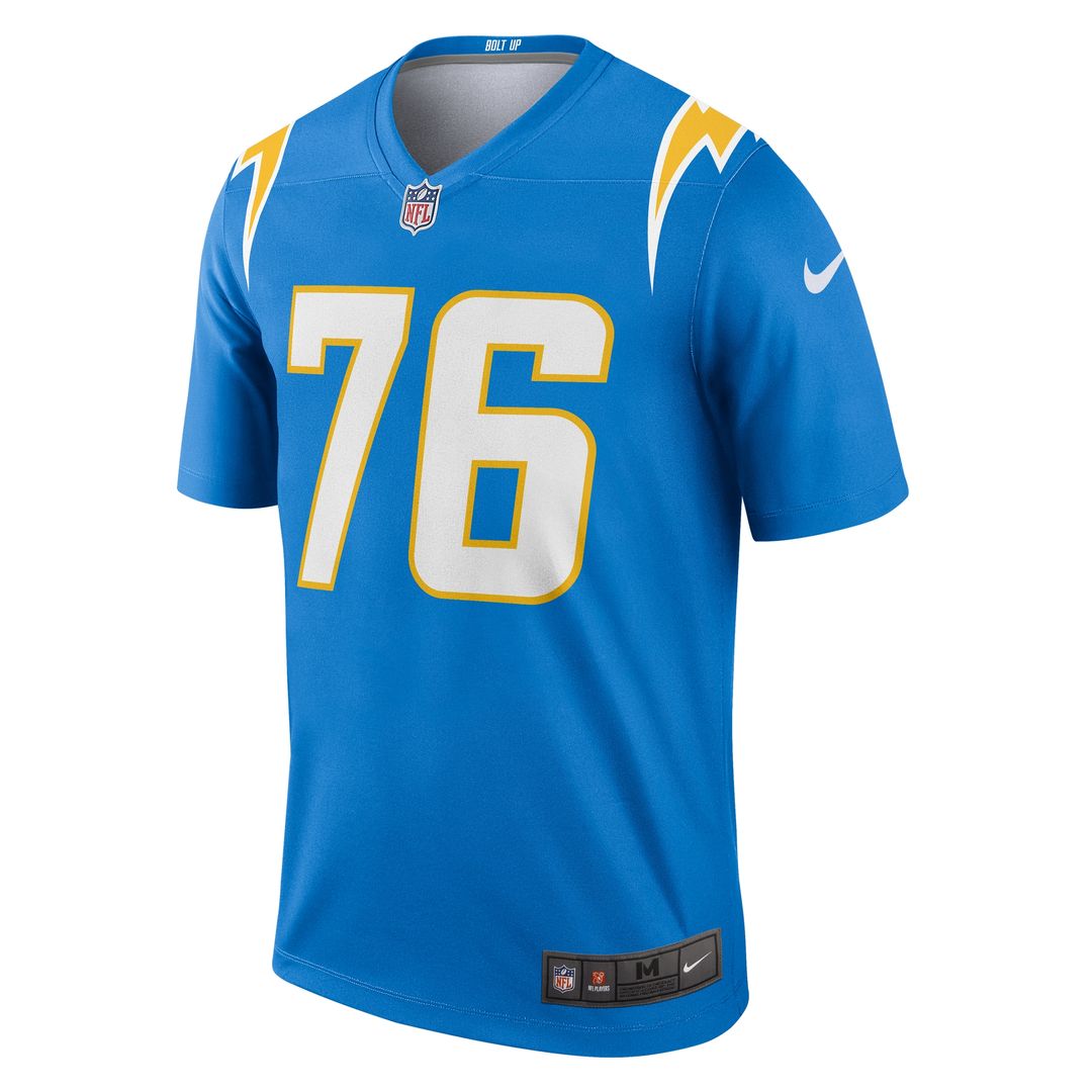 Joe Alt Los Angeles Chargers Nike Legend Player Performance Top - Powder Blue