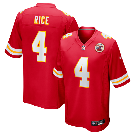 Rashee Rice Kansas City Chiefs Nike  Game Jersey -  Red