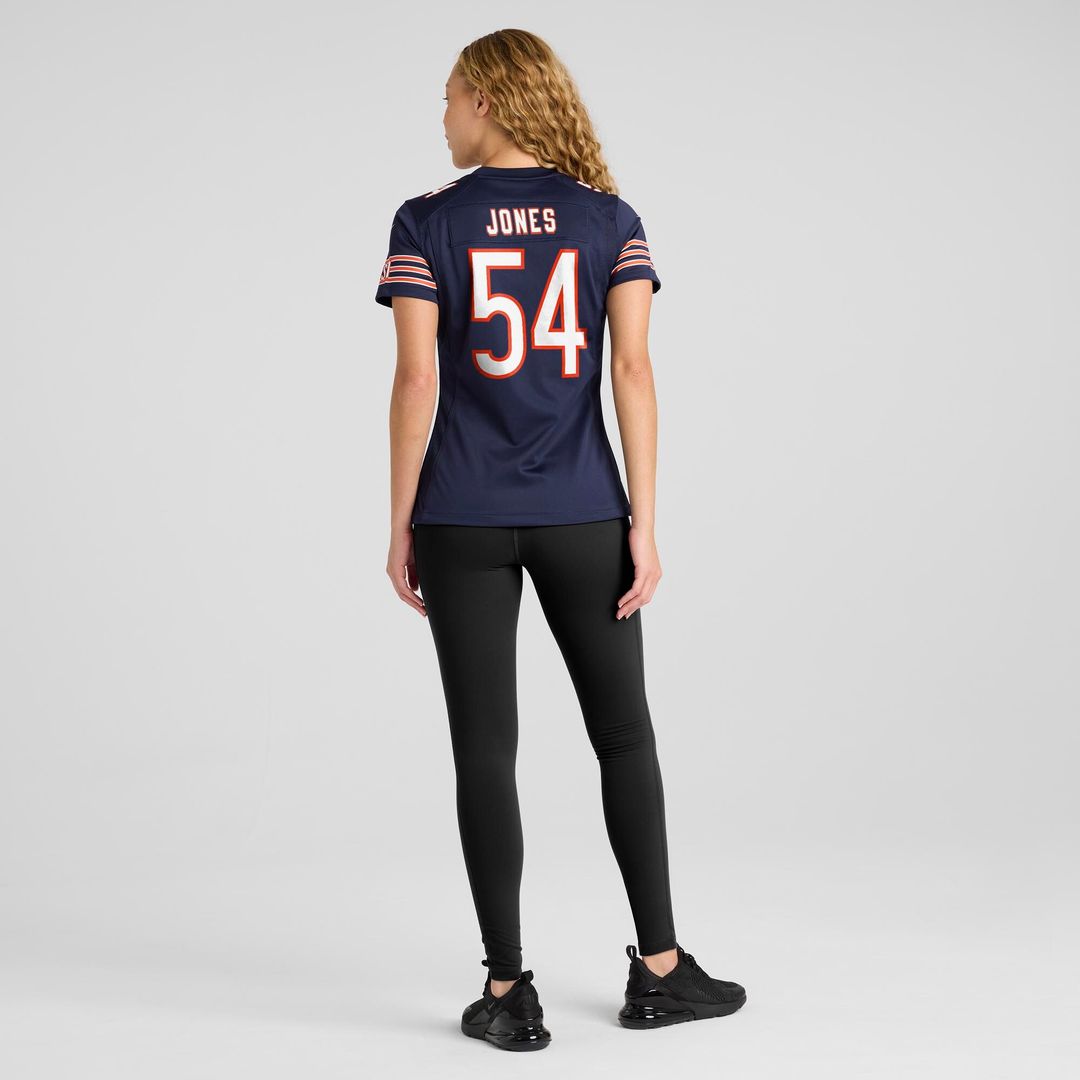 Logan Jones Chicago Bears Nike Women's Team Game Jersey - Navy