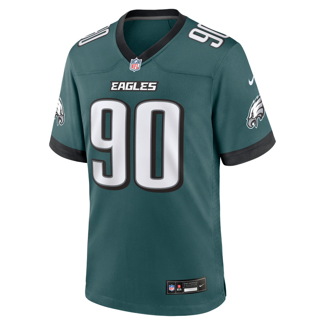 Jordan Davis Philadelphia Eagles Nike Alternate Game Jersey - Kelly Green