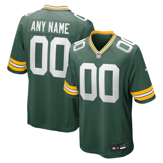 Green Bay Packers Nike Custom Game Jersey - Green