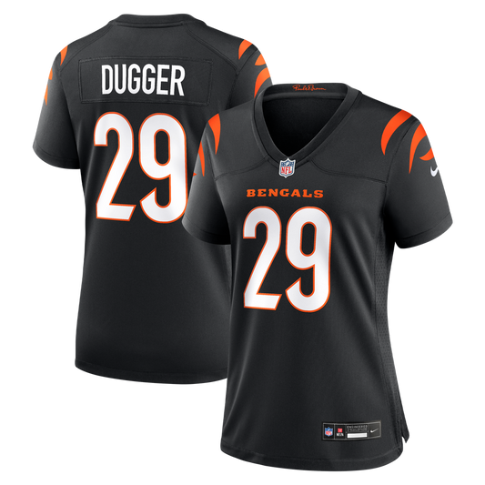 Kyle Dugger Cincinnati Bengals Nike Women's Team Game Jersey -  Black