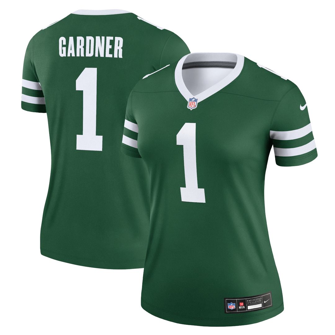 Ahmad Sauce Gardner New York Jets Nike Women's Legend Player Performance Top - Legacy White