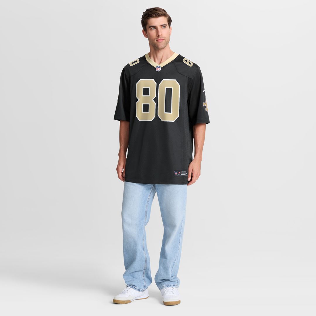 Moliki Matavao New Orleans Saints Nike Team Game Jersey -  Black