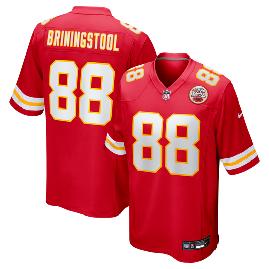 Jake Briningstool Kansas City Chiefs Nike Team Game Jersey -  Red