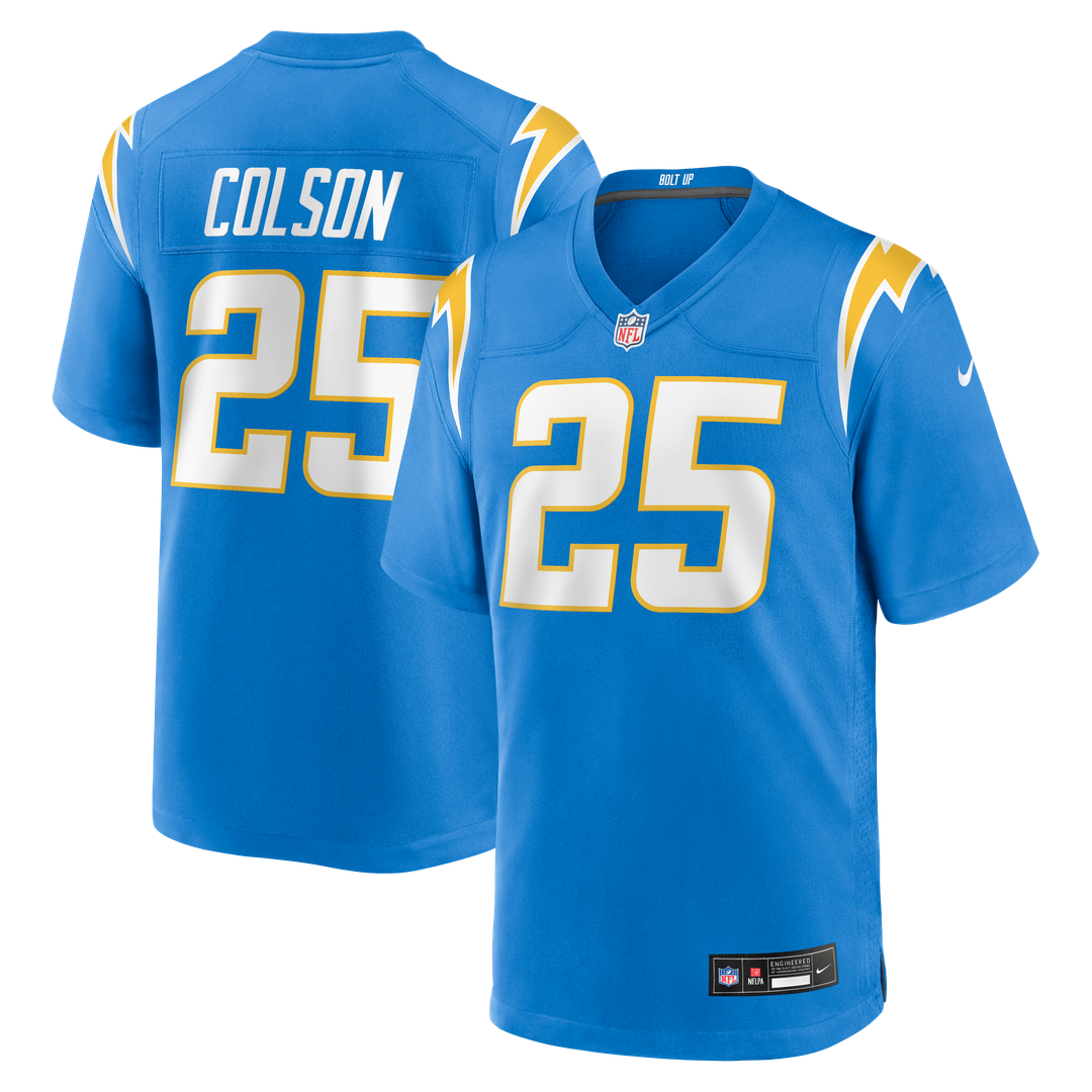 Junior Colson Los Angeles Chargers Nike Team Game Jersey -  Powder Blue