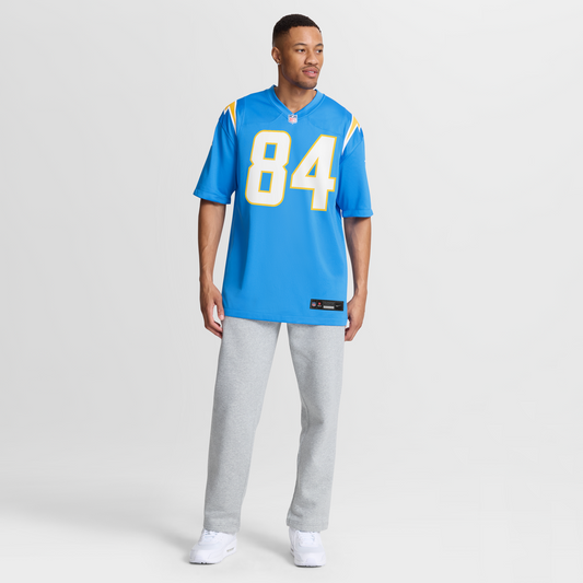 KeAndre Lambert-Smith Los Angeles Chargers Nike Team Game Jersey -  Powder Blue