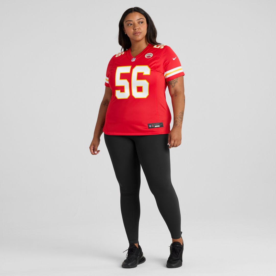 George Karlaftis Kansas City Chiefs Nike Women's Game Player Jersey - Red