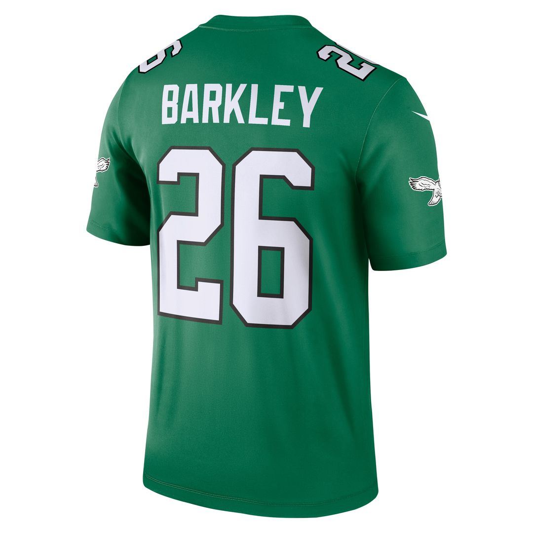 Saquon Barkley Philadelphia Eagles Nike  Legend Player Performance Top - Midnight Green