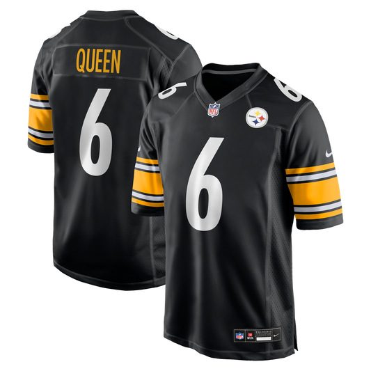 Patrick Queen Pittsburgh Steelers Nike  Game Jersey -  Black