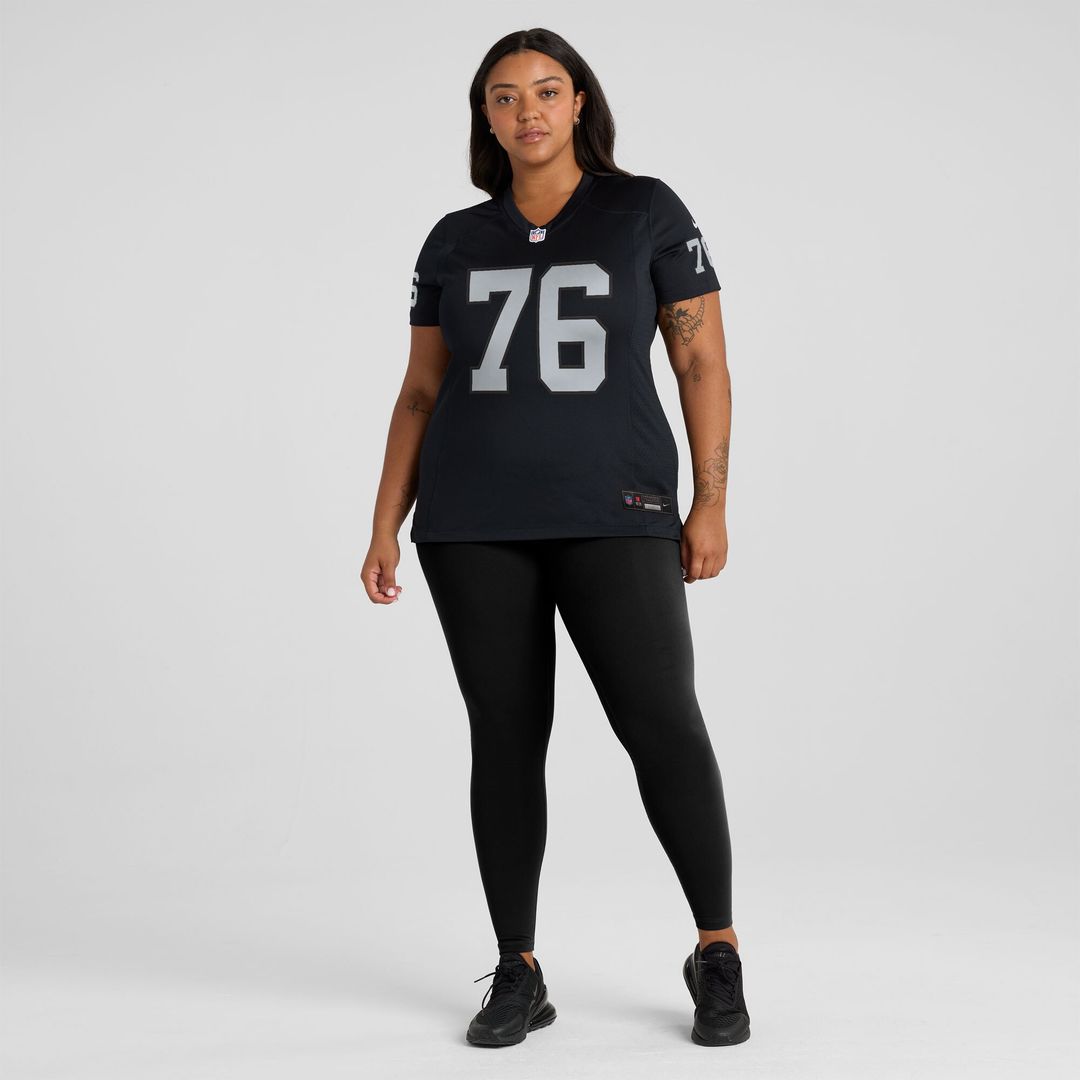 Caleb Rogers Las Vegas Raiders Nike Women's Team Game Jersey -  Black