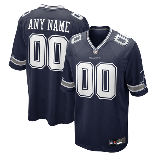 Dallas Cowboys Nike Custom Game Jersey - Navy