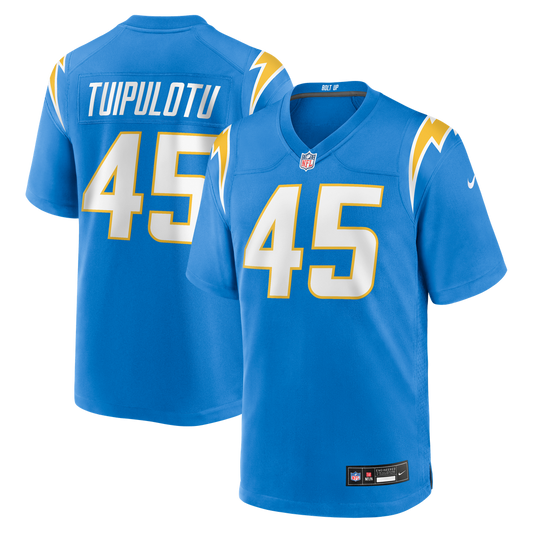 Tuli Tuipulotu Los Angeles Chargers Nike Team Game Jersey - Powder Blue