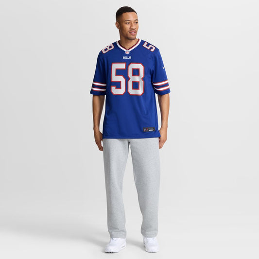 Matt Milano Buffalo Bills Nike Game Player Jersey - Royal