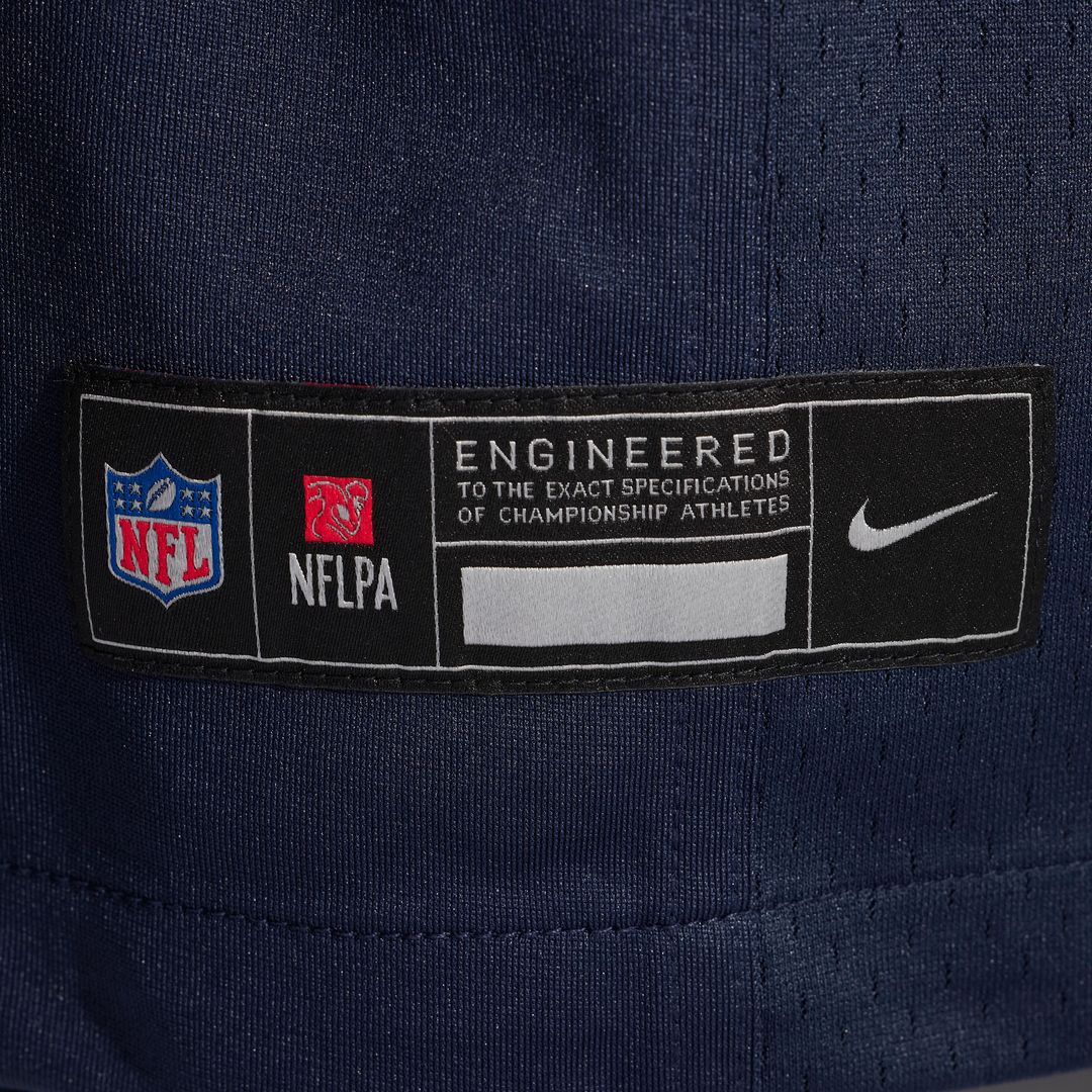 TJ Edwards Chicago Bears Nike Game Player Jersey - Navy