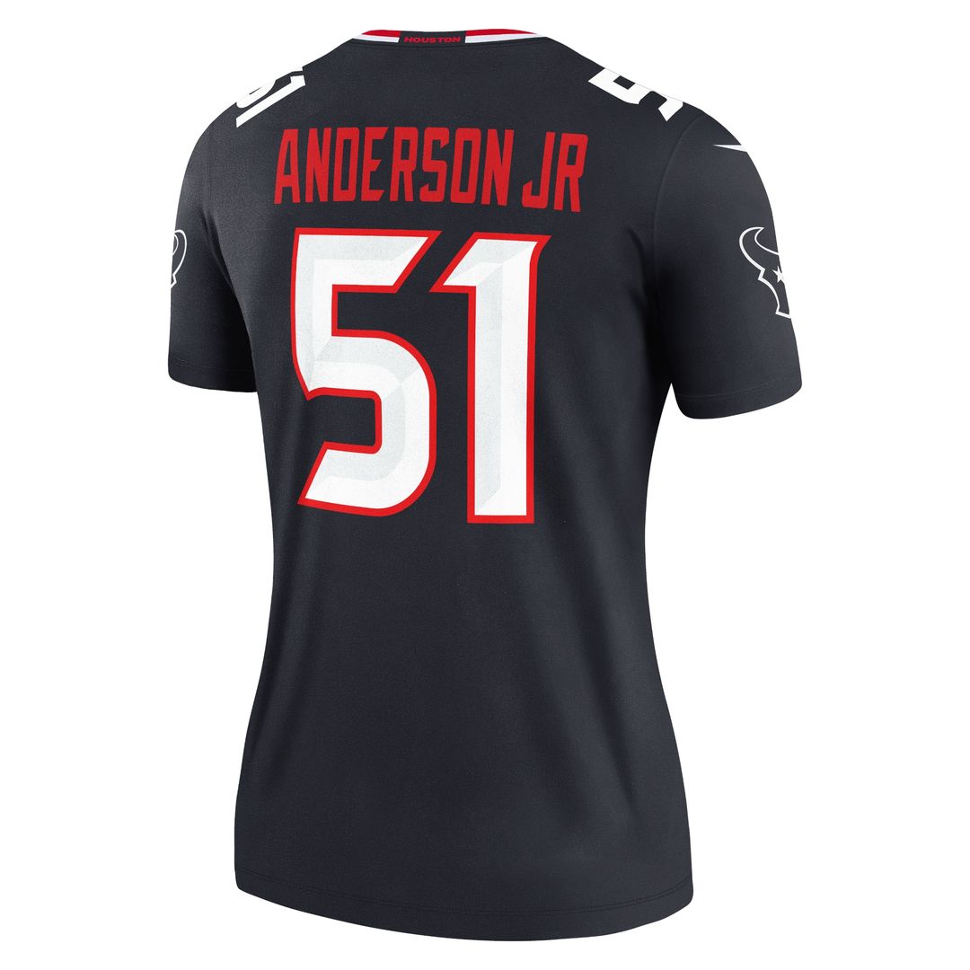 Will Anderson Jr. Houston Texans Nike Women's Legend Player Performance Top -  Navy
