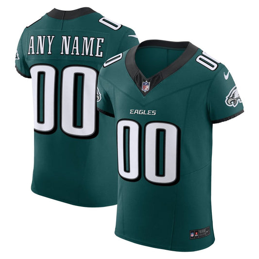 Philadelphia Eagles Nike Team Vapor F.U.S.E. Elite Custom Jersey - Midnight Green